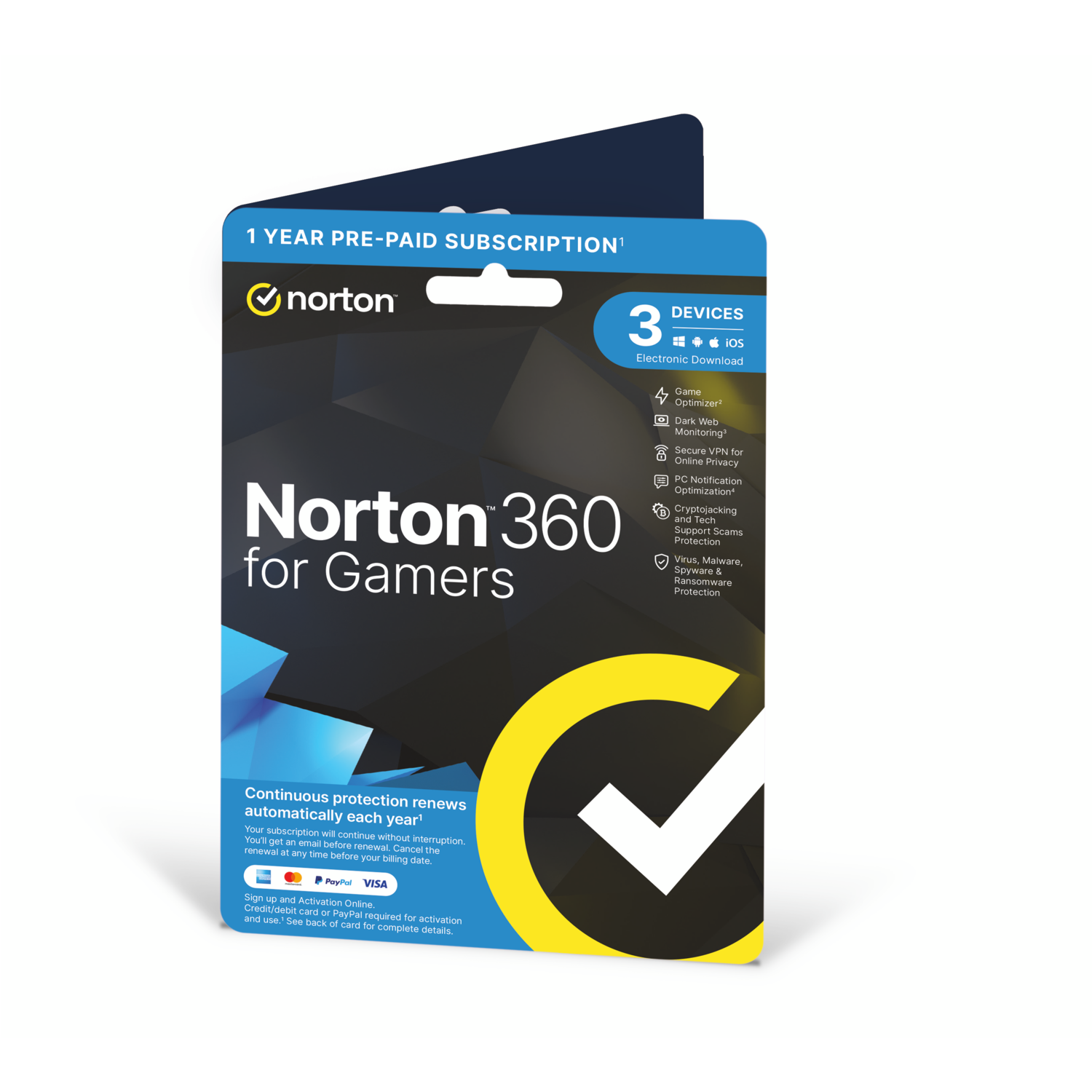 Norton Dark 360 Deluxe For Gamers 1 User 3 Device 12 Month Subscription Fre - Image 3