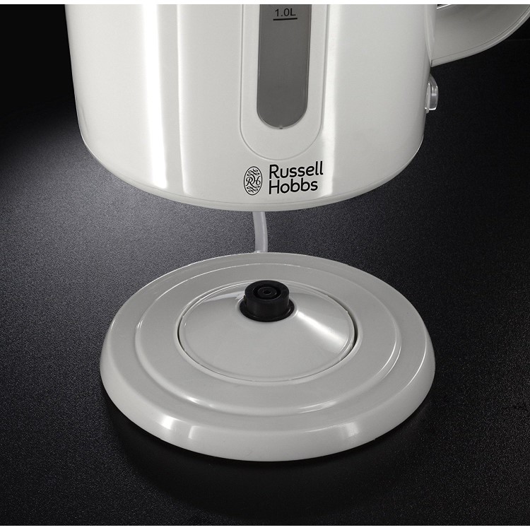 GRADE A1 - Russell Hobbs 21470 Darwin 360 Degree Immersed 1.7L Kettle - White