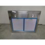 GRADE A3 - Heavy cosmetic damage - GRADE A3 - Heavy cosmetic damage - ElectriQ 60cm Slimline Electronic Chimney Hood - Stainless Steel