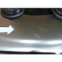 GRADE A2 - Light cosmetic damage - CDA 4Q5SS Q-style Five Burner Gas-on-glass Hob Stainless Steel