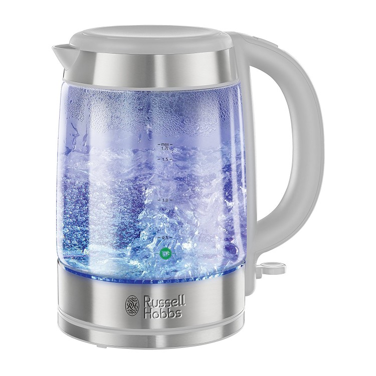 Russell Hobbs 21601-10 Illuminating Glass Kettle in White