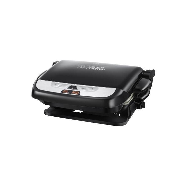 Evolve Black George Foreman 21610 Electric Griddle With Deep Pan Dish