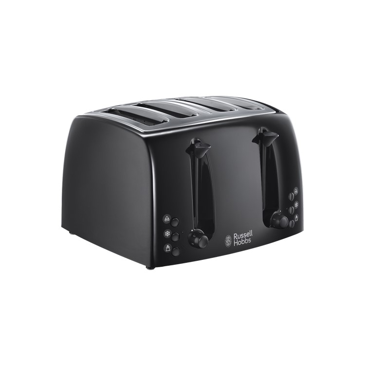 Russell Hobbs 21651 Textures 4 Slice Toaster - Black