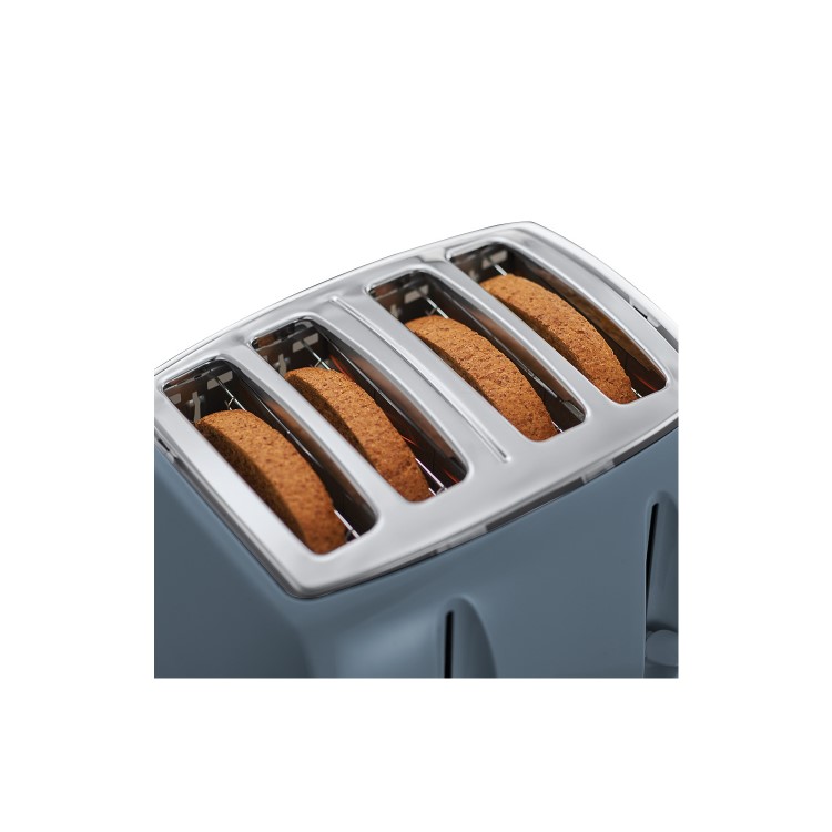 Russell Hobbs 21654 Textures 4 Slice Toaster - Grey