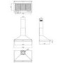 GRADE A1 - As new but box opened - Stoves S900 Richmond 90cm Wide Chimney Cooker Hood  Hot Jalapeño