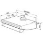 GRADE A2 - Light cosmetic damage - Smeg KSEC61X Cucina 60cm Conventional Cooker Hood Stainless Steel