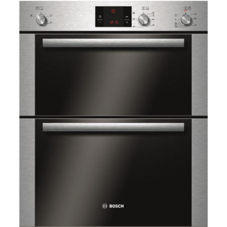 Bosch APD/HBN13B251B Ex-Display - As New - Classixx Electric Built-under Double Hot Air Oven - Stainless Steel