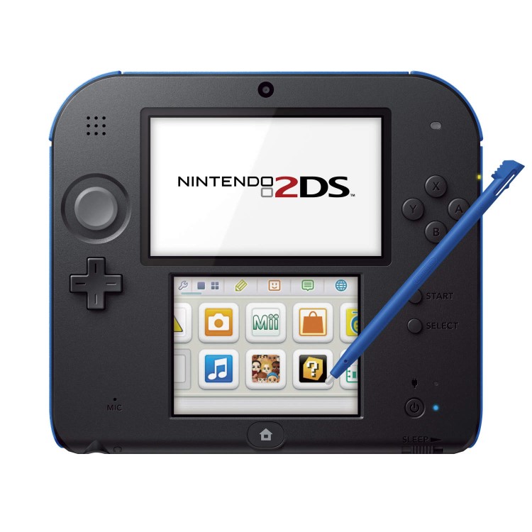 Nintendo 2DS Handheld Console - Black and Blue