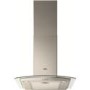 GRADE A2 - Light cosmetic damage - Zanussi ZHC6234X Curved Glass Canopy 60cm Chimney Cooker Hood Stainless Steel