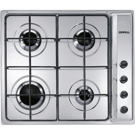 Apell By Smeg Multifunction Oven, Gas Hob And Chimney Hood In Stainless Steel