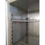 Hamoki Premium GN650TN Single Door Upright Refrigerator Stainless Steel 620ltr - Ventilated Cooling GN2/1 Fitted Castors