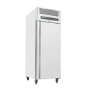 Hamoki GN600BT Single Door Upright Commercial Freezer - Stainless Steel - 415ltr - Fitted Castors
