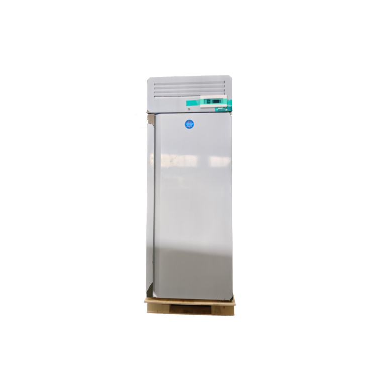 Hamoki GN1200TN Double Upright Refrigerator Stainless Steel 935ltr Gross Capacity Fitted Castors