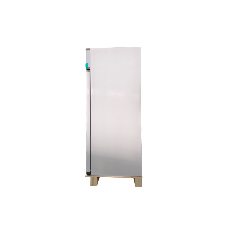 Hamoki GN1200TN Double Upright Refrigerator Stainless Steel 935ltr Gross Capacity Fitted Castors