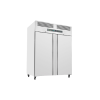 Hamoki GN1200BT Double Door Freezer - Stainless Steel - 935ltr Gross Capacity - Fitted Castors