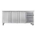 221017 Hamoki GN3100BT 3 Door Counter Freezer - 418 Ltr 700mm Deep Ventilated Cooling