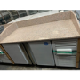 Hamoki PZ2600 - 2 Door Refrigerated Pizza Prep Counter with Granite Worktop and Fitted Castors - 800mm Deep - 380ltr Gross Volume 