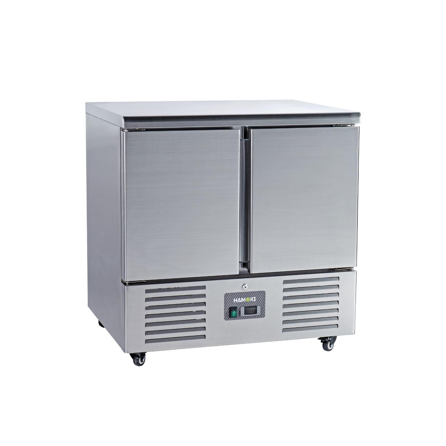 Hamoki S901 2 Door Saladette Prep Counter Fridge 215 Ltr Solid Top