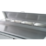 Hamoki PS300 3 Door Refrigerated Salad - Pizza Prep Counter With 8 x GN1/6 Gastronorm Well And Lid 346ltr