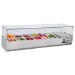 Hamoki VRX1400/330 - 1400mm Wide Refrigerated Topping Unit With Glass Surround - 6 x 1/4GN - 37ltr