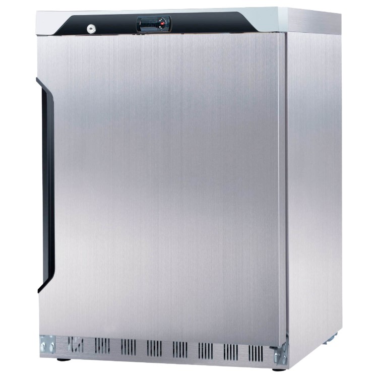 Hamoki ARS20 - Stainless Steel Undercounter Fridge 130ltr ABS Interior