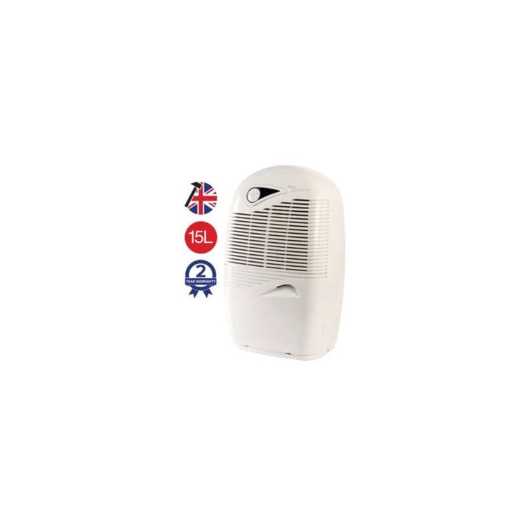 GRADE A5 - Ebac 2250E 15 Litre Dehumidifier with Air Purification and Laundry Mode