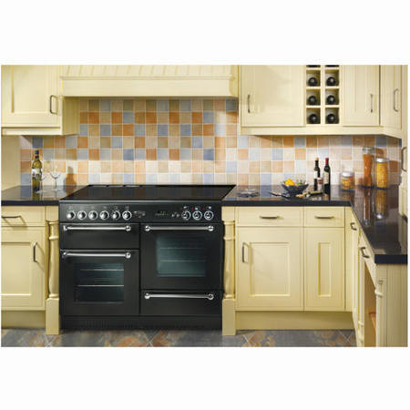Rangemaster 110cm wide Electric Range Cooker with Ceramic Hob