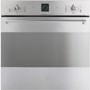Smeg Clsssic SF399 Multifunction Electric Built-in Single Oven And SER60SGH Four Burner Gas Hob Package - Stainless Steel
