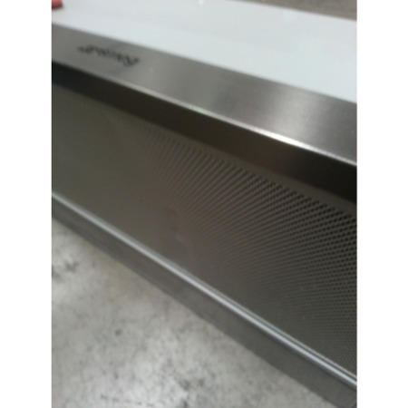 GRADE A2 - Minor Cosmetic Damage - Smeg KSET61 Cucina 60cm Telescopic Hood - Grey With Stainless Steel Effect Front
