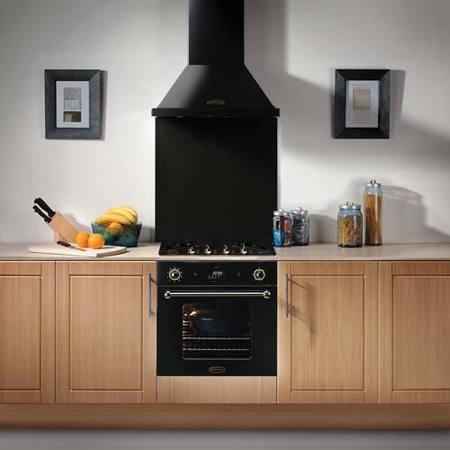Rangemaster Universal Black 60cm Wide Splashback