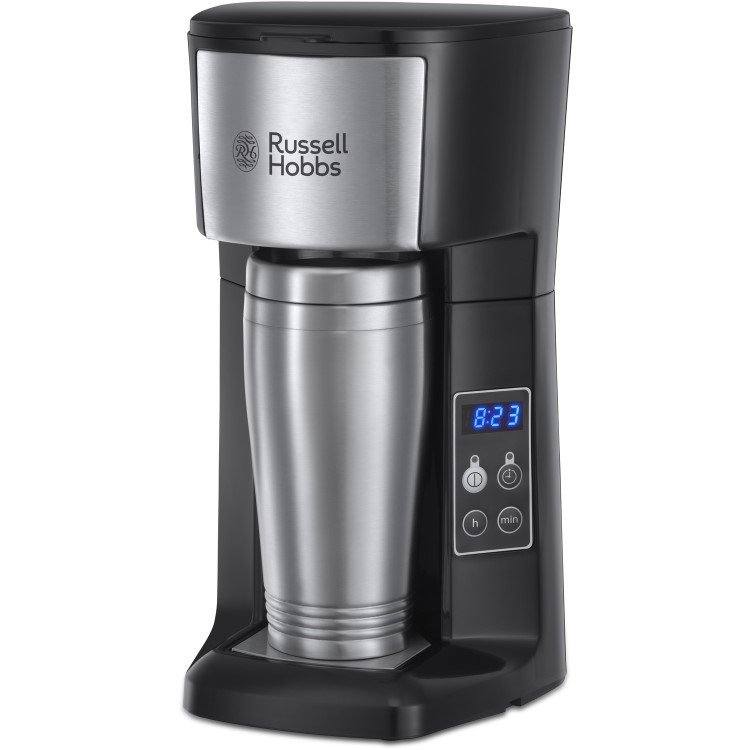 GRADE A1 - Russell Hobbs 22630 Brew & Go Coffee Machine - Silver & Black
