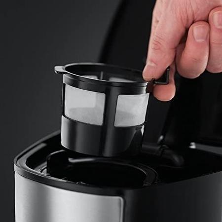 GRADE A1 - Russell Hobbs 22630 Brew & Go Coffee Machine - Silver & Black