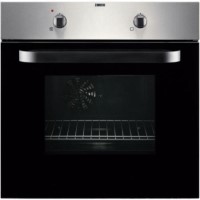 Zanussi Electric Fan Oven Gas Hob and Glass Chimney Hood Pack in Stainless steel