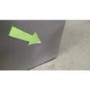 GRADE A3 - Heavy cosmetic damage - AEG S71700TSX0 Under Counter Larder Freestanding Fridge - Silver With Stainless Steel Door