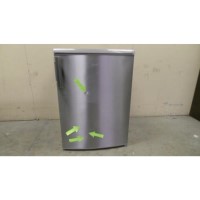 GRADE A3 - Heavy cosmetic damage - AEG S71700TSX0 Under Counter Larder Freestanding Fridge - Silver With Stainless Steel Door