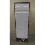 GRADE A3 - Heavy cosmetic damage - Zanussi ZRB34315XA Frost Free Freestanding Fridge Freezer With SuperFresh Drawer - Grey With Antifingerprint Stainless Steel Door