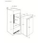 GRADE A2 - Minor Cosmetic Damage - Electrolux ERG2105FOW integrated Fridge in White