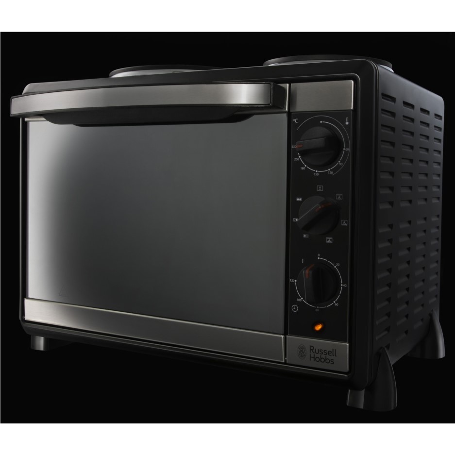 Russell Hobbs 22780 30L Mini Oven with Dual Hotplates Appliances Direct