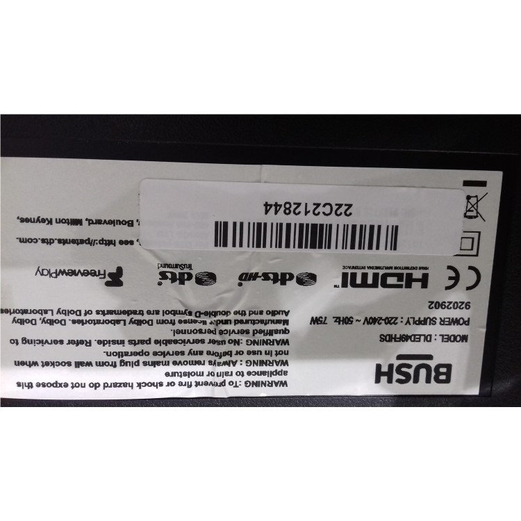 Refurbished Bush 49" 1080p Full HD LED Freeview Play Smart TV