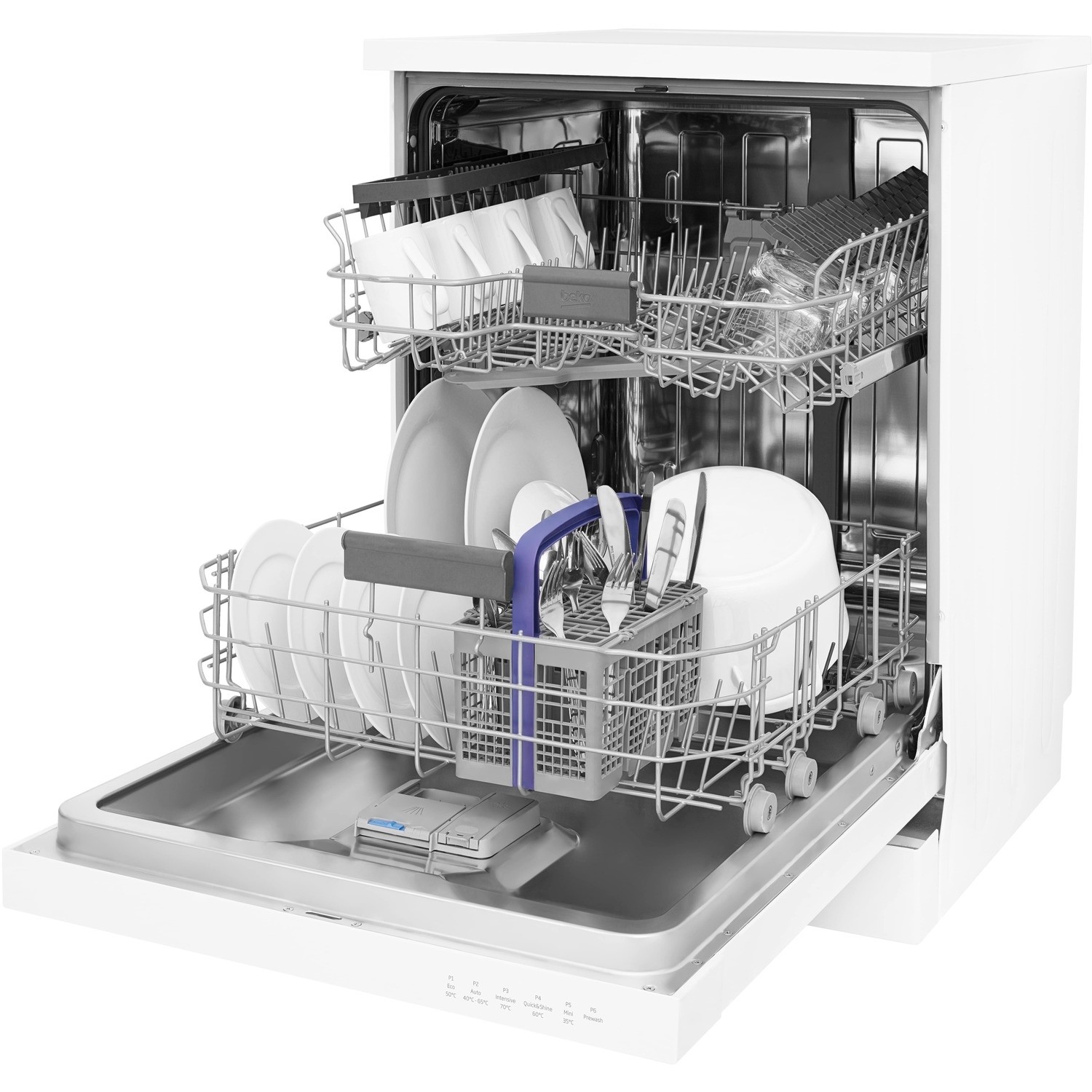 Beko dfn16420w sale standard dishwasher