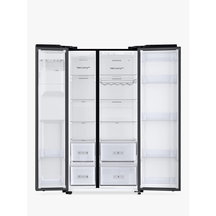 Refurbished Samsung RS8000 RS68N8230B1 Freestanding 617 Litre 65/35 Frost Free American Fridge Freezer Black