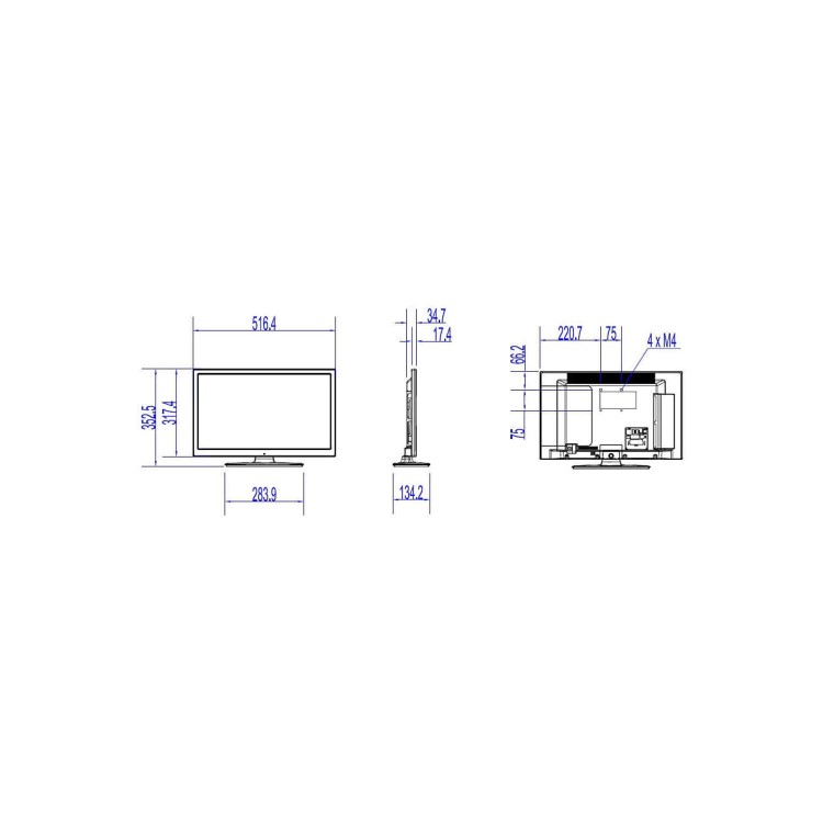 Philips 22HFL2869P/12 22" 1080p Full HD LED Commercial Hotel TV