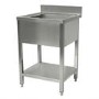 Hamoki Stainless Steel Single Bowl Sink - Centre Bowl, 800mm Wide, 700mm Deep