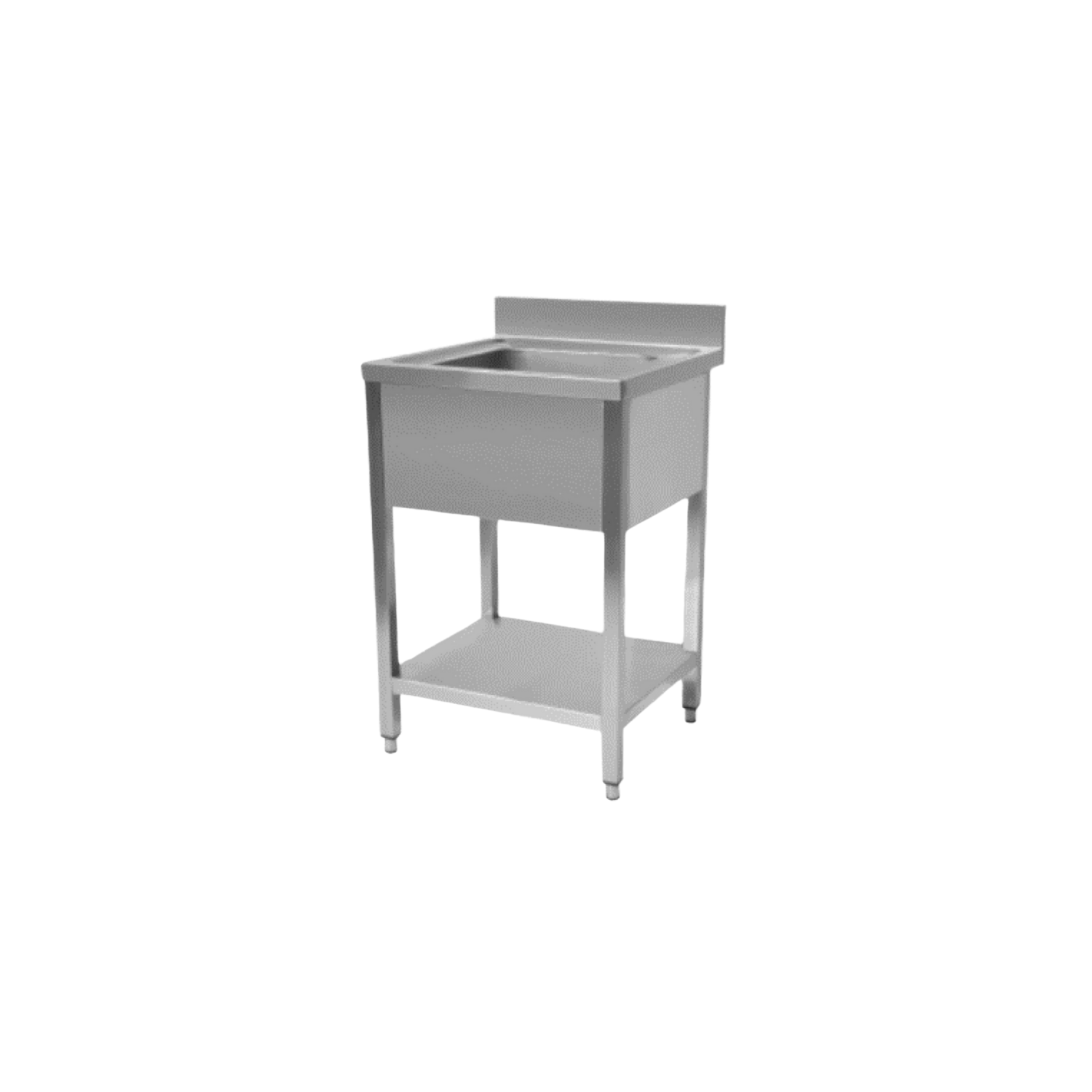 STSK 087 Heavy Duty Single Bowl Stainless Steel Sink Centre Bowl 800mm Wide 700mm Deep