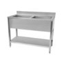 Hamoki Heavy Duty Double Bowl Stainless Steel Sink - 1000mm Wide 700mm Deep