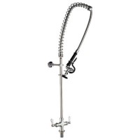 Hamoki Commercial Pre-Rinse Spray Tap With Double Inlet. Deck Mounted. DF9920D-1