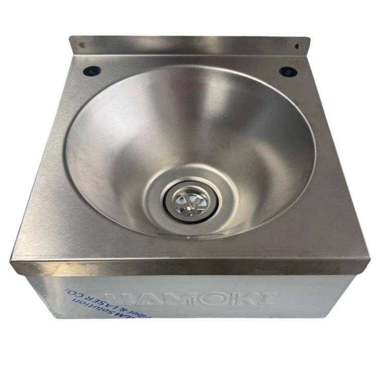 Hamoki Wall Mounted Handwash Sink KYL30 - Stainless Steel - 300mm W × 300mm D