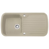 GRADE A1 - As new but box opened - Leisure Sinks VHL1CH Highlight Velstra 980x508 1.0 Bowl Champagne