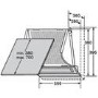 GRADE A3 - Heavy cosmetic damage - Bosch DHE645MGB 60cm Wide Integrated Cooker Hood