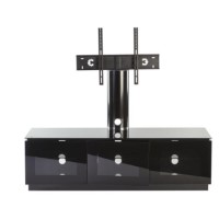 MMT Diamond D1500/3 Black TV Cabinet with Cantiliever - Up to 65 Inch